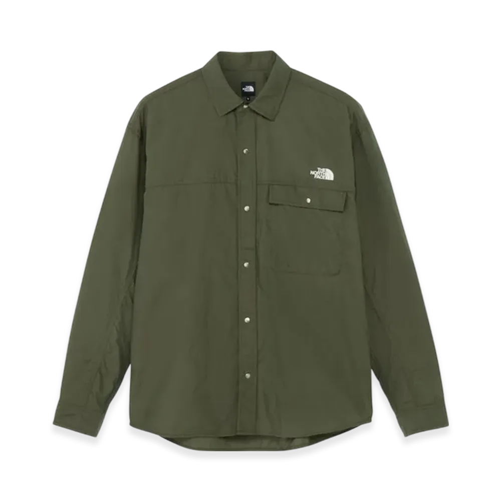 The North Face Long Sleeve Nuptse Shirt "New Taupe"