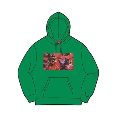 Supreme Gremlins Hooded Sweatshirt "Green"