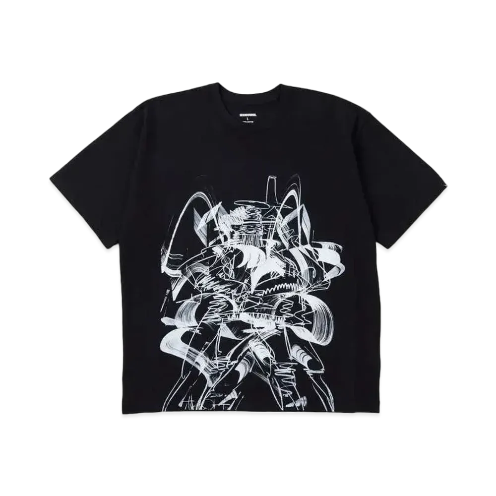 NEIGHBORHOOD NH x TAKU OBATA . Tee SS-2 "Black"