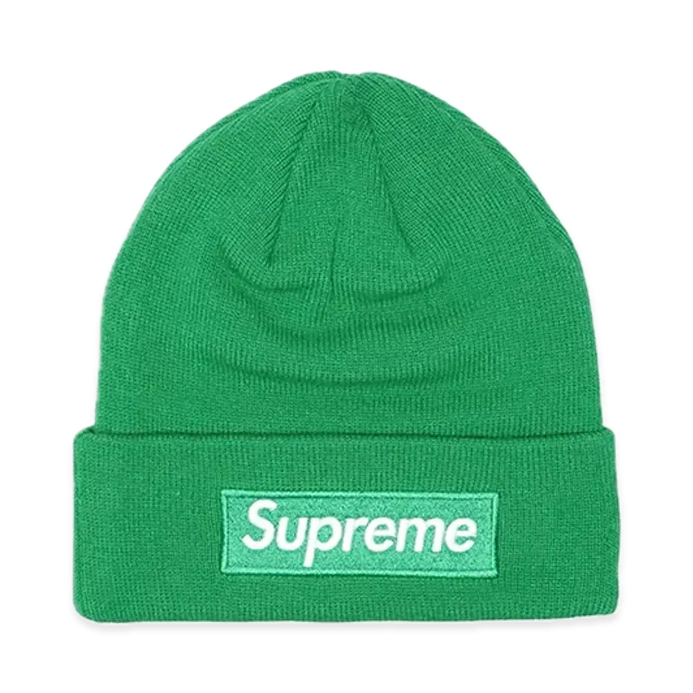 Supreme New Era Box Logo Beanie "Green" (24FW)