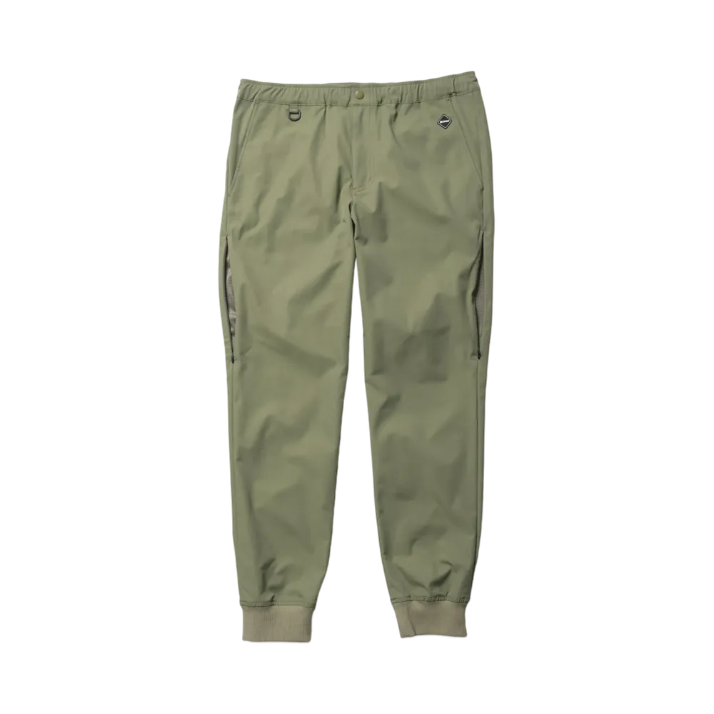 F.C.Real Bristol Ventilation Ribbed Pants "Khaki"