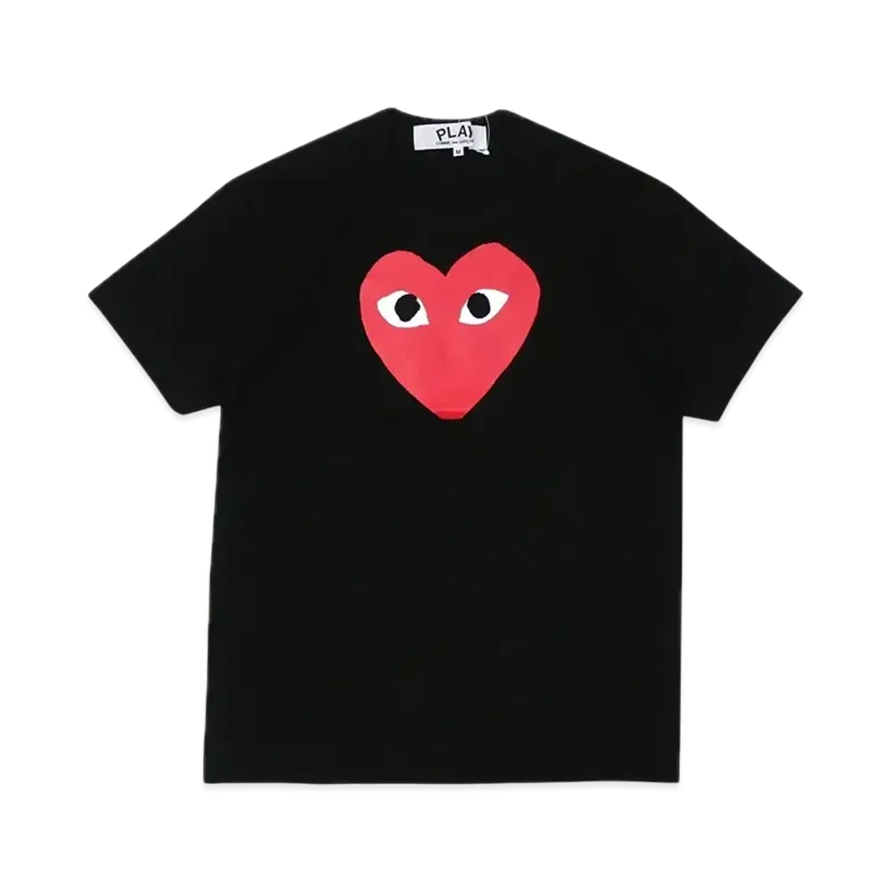 PLAY COMME des GARCONS Tee "Black" AX-T112-051