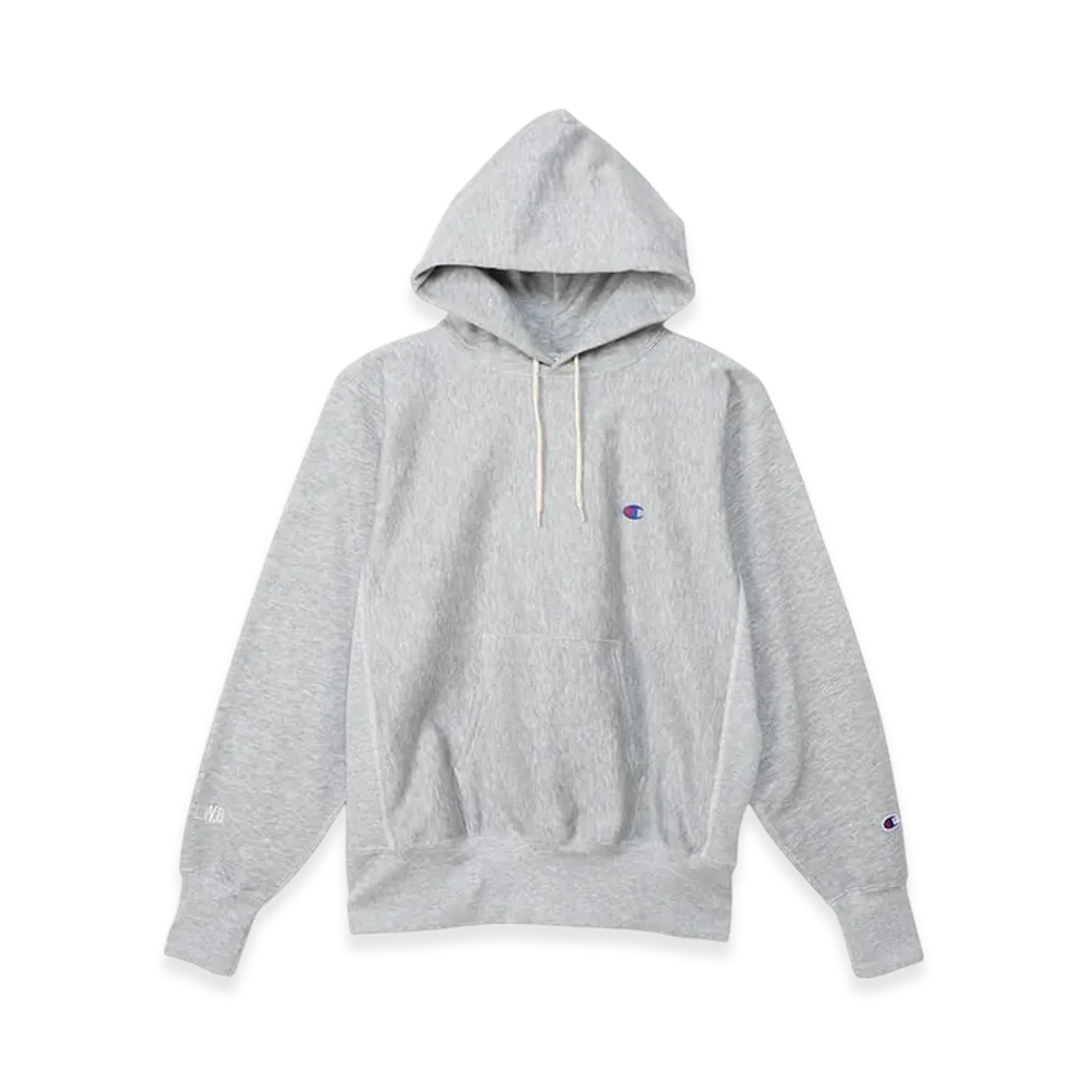 Champion Reverse Weave Hooded Sweatshirt 24FW "Silver Gray"