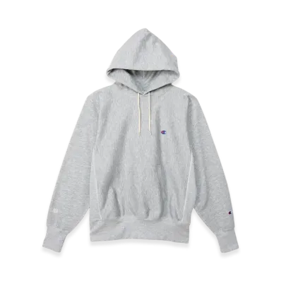 Champion Reverse Weave Hooded Sweatshirt 24FW "Silver Gray"