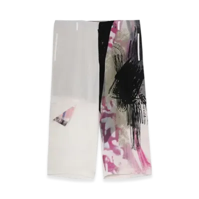 Yohji Yamamoto POUR HOMME Grey Printed Pants "Grey"