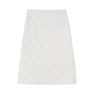 Jil Sander Women's Quilted Skirt "Latte"