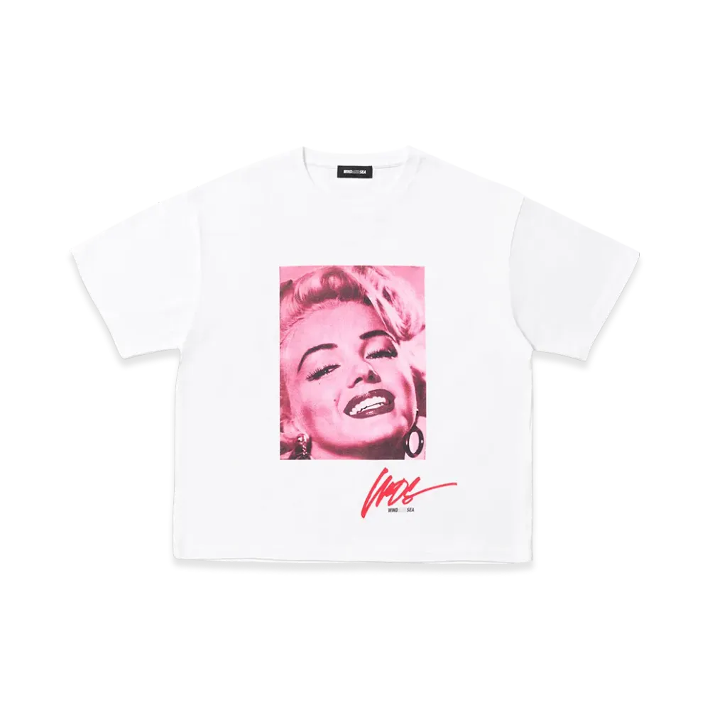 WIND AND SEA Marilyn Monroe Face S/S Tee "White"