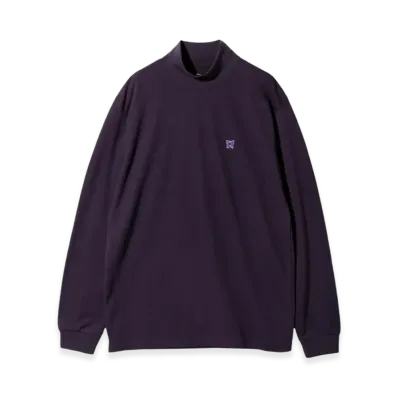 NEEDLES L/S Mock Neck Poly Jersey "Purple"