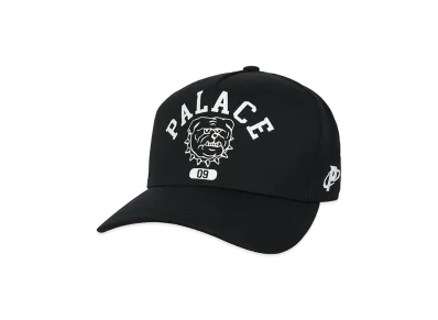 PALACE Bulldog P Frame 5 Panel Snapback "Black"
