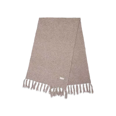 nakedgauge WILD NATURE YARN & MERRY YARN 'BETWEEN' SCARF "TERRACOTTA"