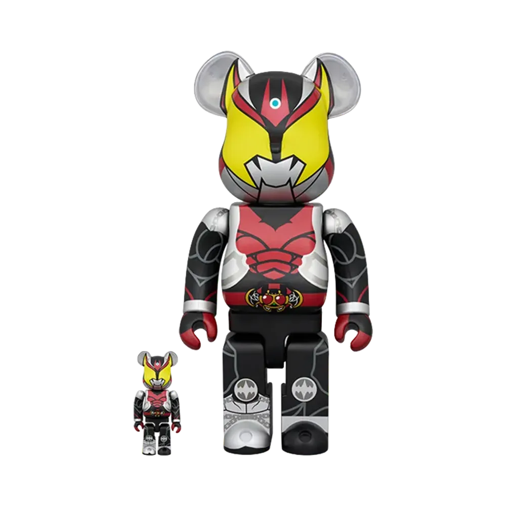 MEDICOM TOY "BEARBRICK" -Kamen Rider Kiva- Bearbrick Kamen Rider Kiva Kiva Form 100% & 400%