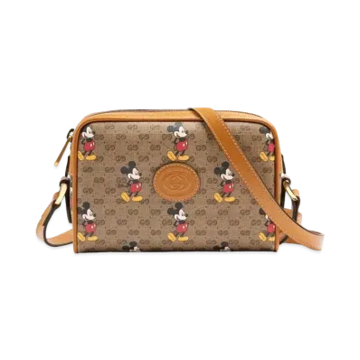 GUCCI x Disney GG Supreme Mickey Mouse Shoulder Bag