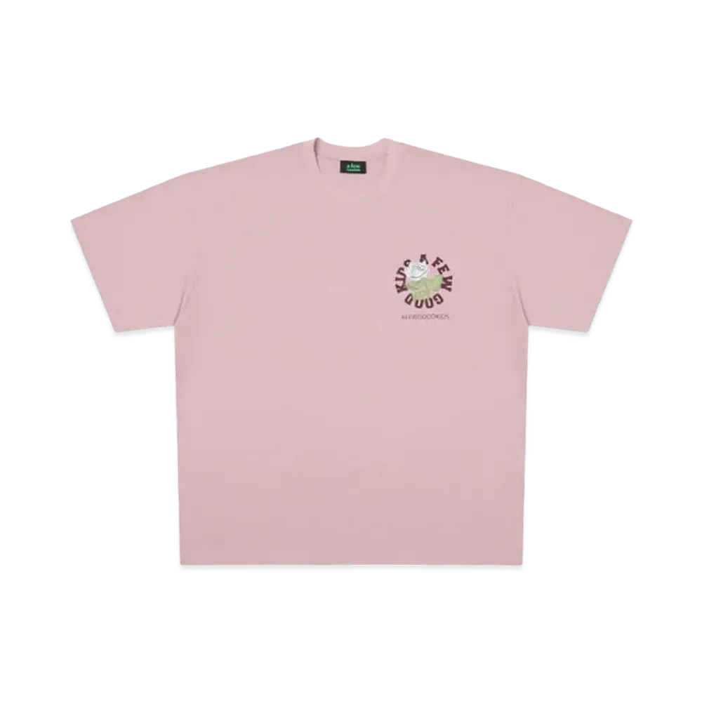 A FEW GOOD KIDS Flower Tee "Light Pink"
