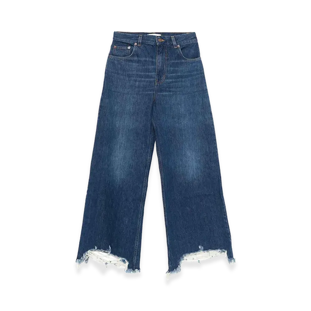 Chloe Women's Wide-Leg Jeans "Blue"
