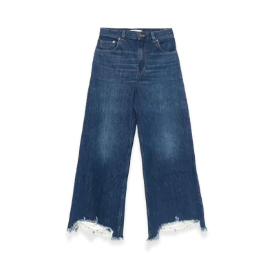 Chloe Women's Wide-Leg Jeans "Blue"