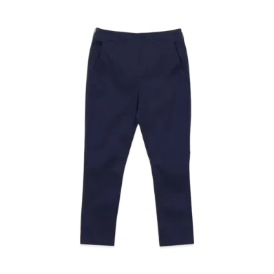 BEAMS Cotton Pique Stretch Tapered Pants "Navy"