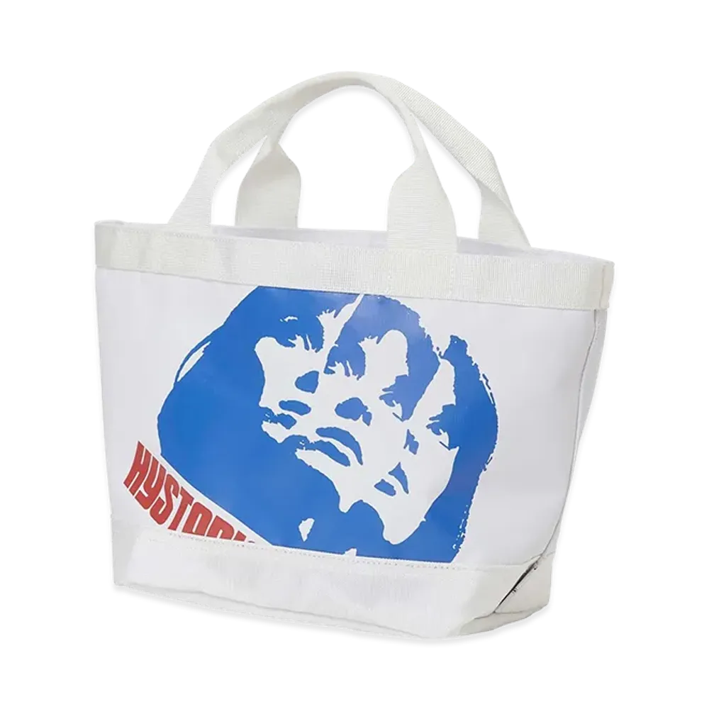 HYSTERIC GLAMOUR Tarp Mini Tote Bag "White"