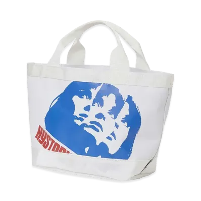 HYSTERIC GLAMOUR Tarp Mini Tote Bag "White"