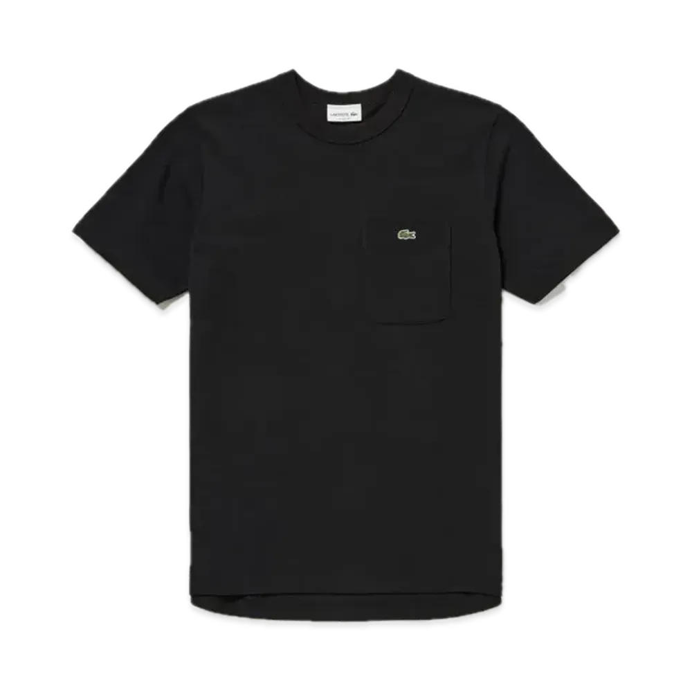 LACOSTE Pique Pocket Short Sleeve T-Shirt "Black"