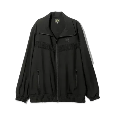 Needles Fringe Track Jacket - Poly Kersey "Black"