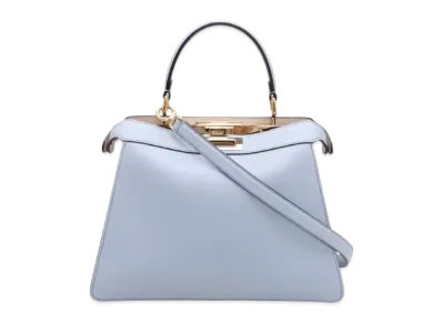 FENDI Peekaboo ISeeU Shoulder Bag "Light Blue"