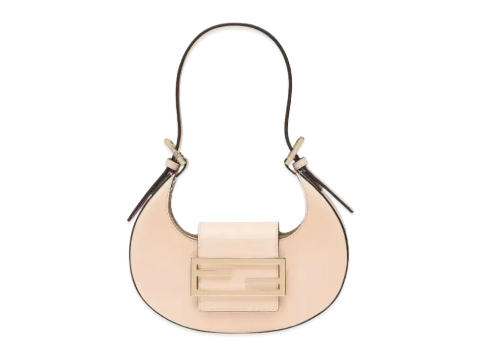 FENDI Cookie Leather Mini Bag "Light Pink"