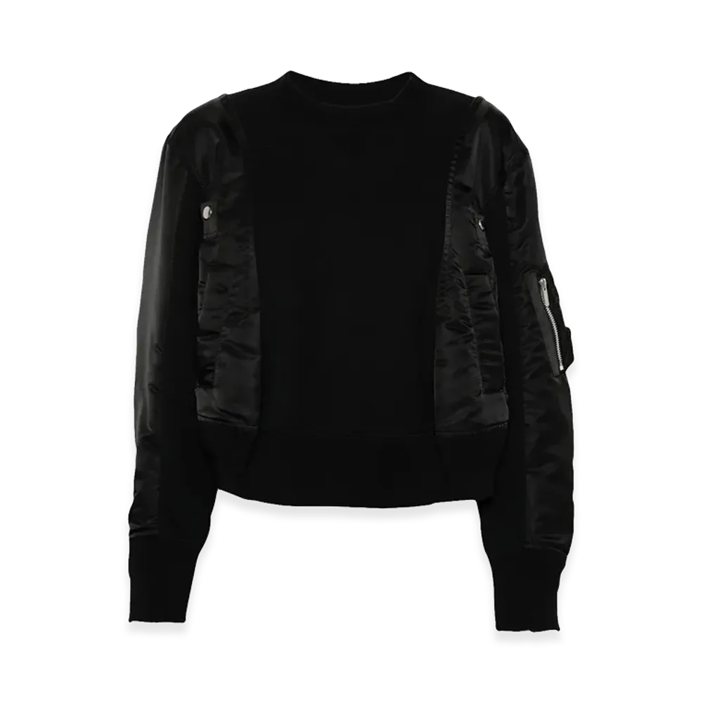 sacai Women's Sweaters "Black"