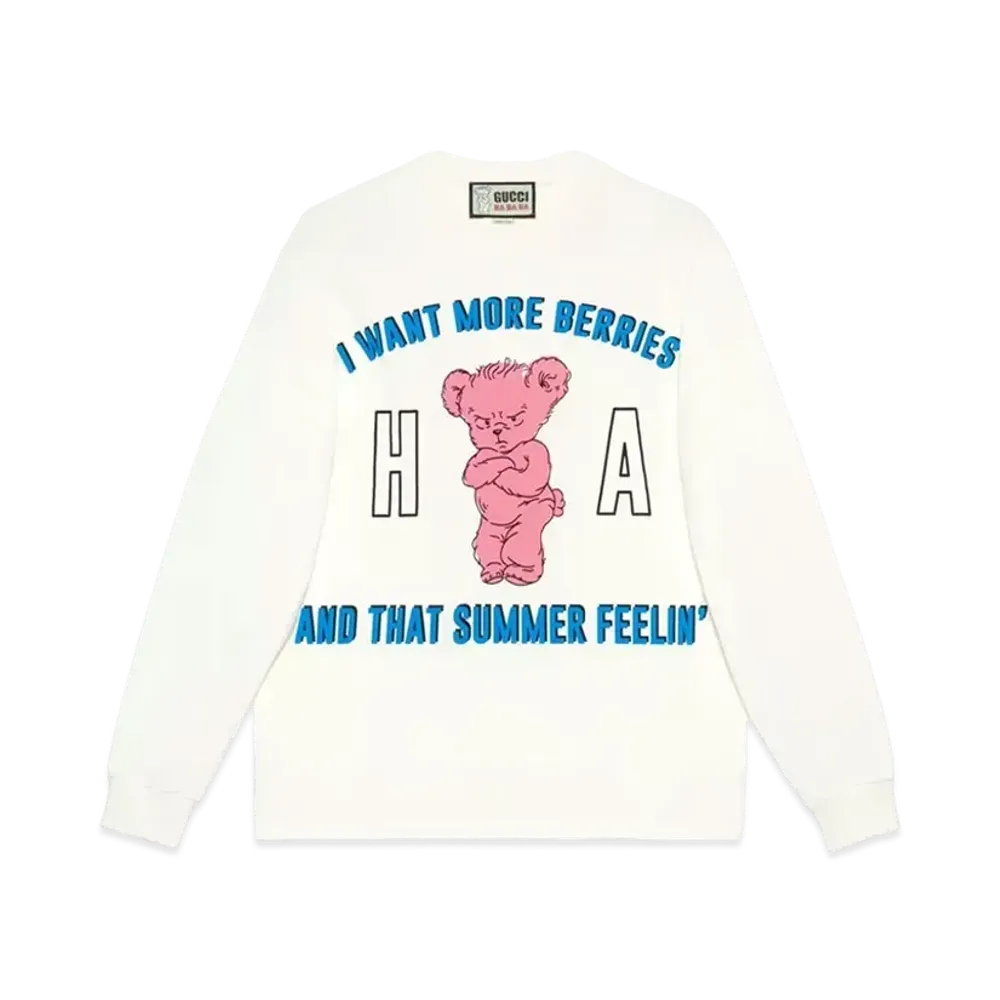 GUCCI HA HA HA Bear T-Shirt "Off White"