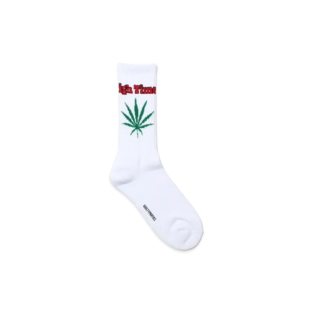 WACKO MARIA High Times / Jacquard Socks "White"