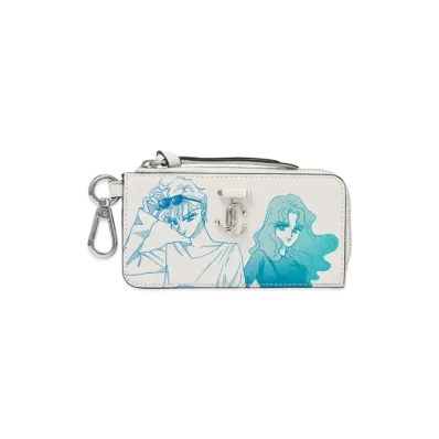 Jimmy Choo x Pretty Guardian Sailor Moon Haruka Teno & Michiru Kaio Lise-Z Card Holder (Not Includes Packs of Collector Cards)