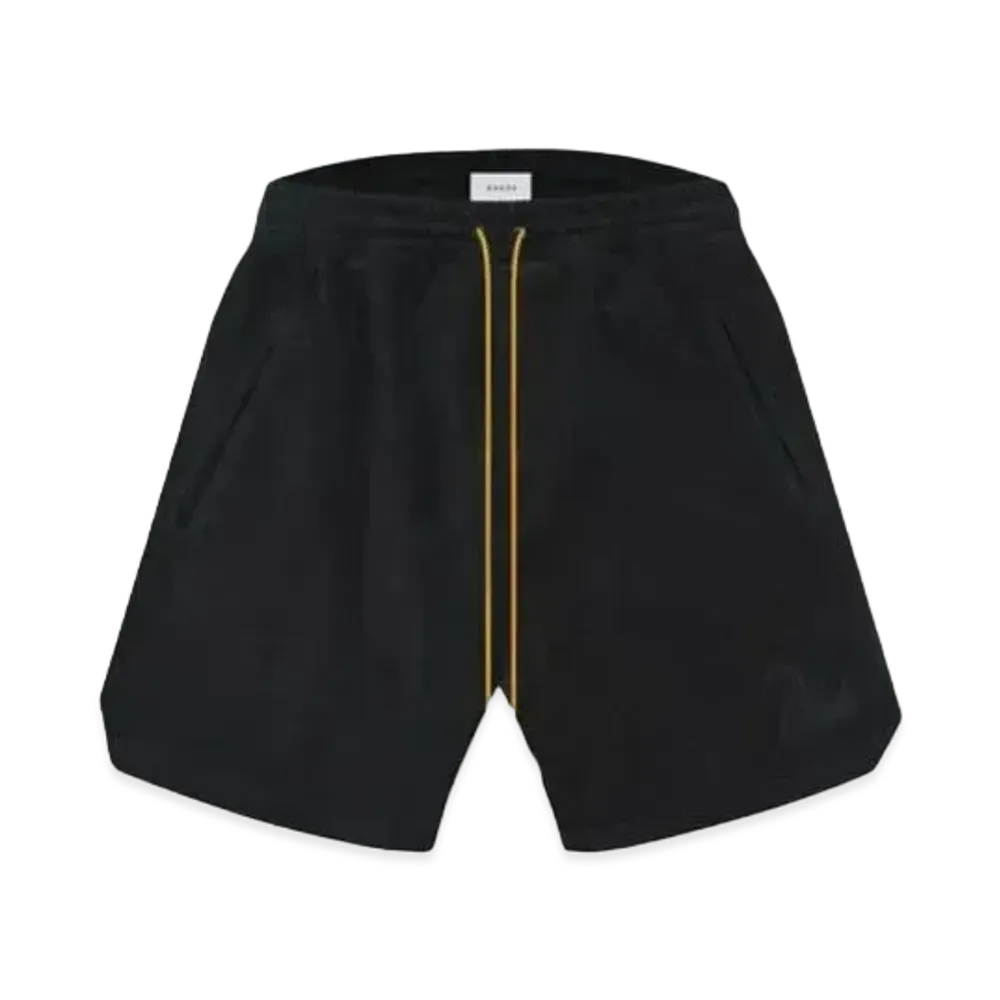 RHUDE Leather Shorts "Black"