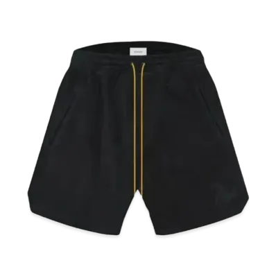 RHUDE Leather Shorts "Black"