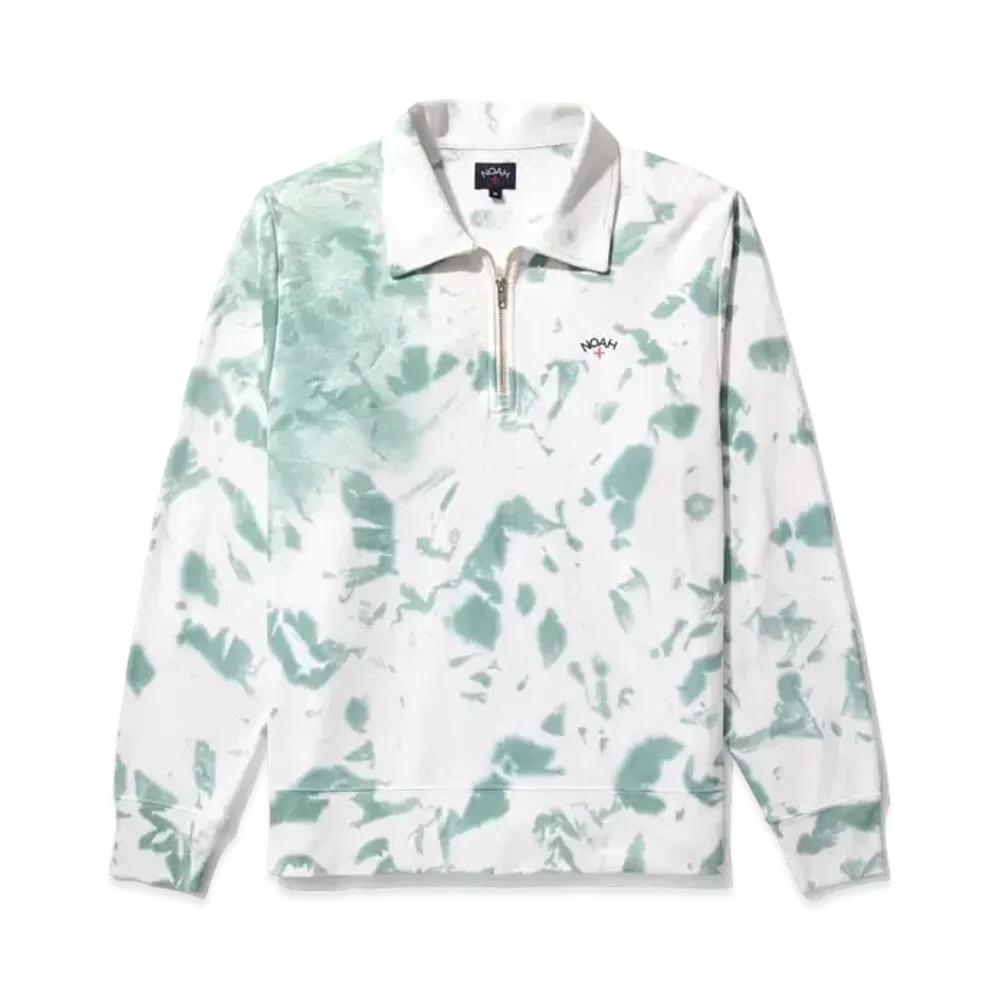 Noah Splatter Dye Pullover "Green"