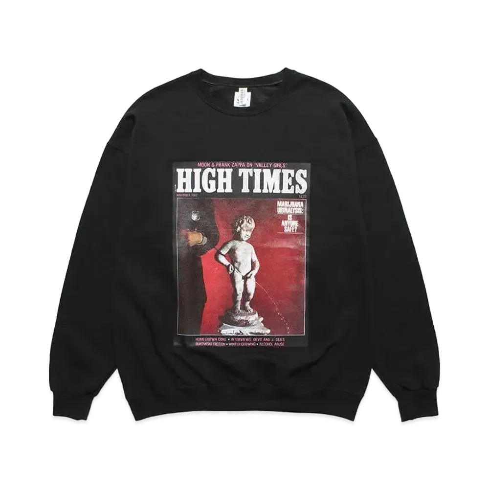 WACKO MARIA HIGH TIMES / Sweat Shirt "Black"