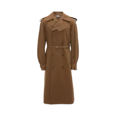JW ANDERSON Cotton Drill Trench Coat "Sand"
