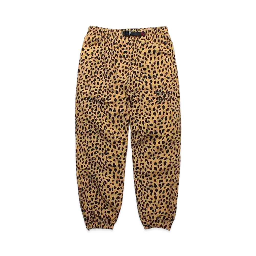 WACKO MARIA Gramicci / Leopard Track Pants "Beige"