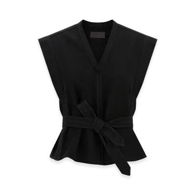 LEMAIRE Women's 'Chasuble' Vest "Black"