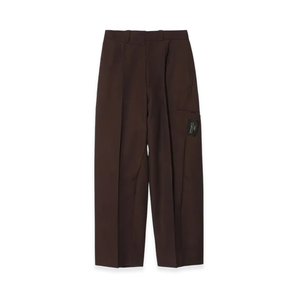 UNDERCOVER Wool Tapered Pants "Dark Brown"