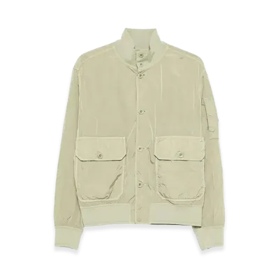 C.P. Company Chrome-R Button Bomber Jacket "Gray"