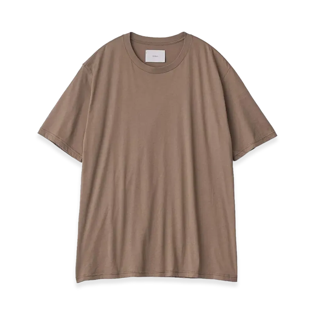 ssstein Suvin Cotton Basic Tee "Khaki"