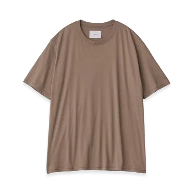 ssstein Suvin Cotton Basic Tee "Khaki"