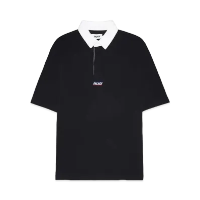 PALACE Wide Rugby Polo "Black"