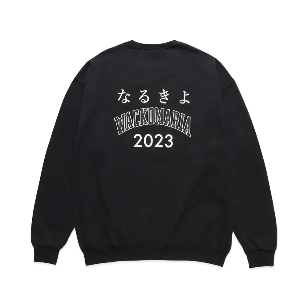 WACKO MARIA x Narukiyo / Sweat Shirt "Black"
