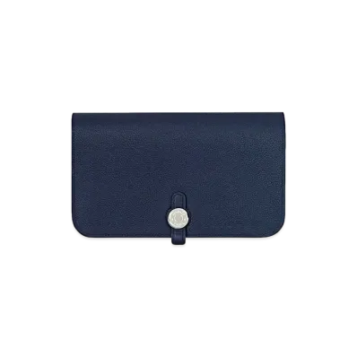 Hermes Dogon GM Evercolor "Blue Indigo/Silver"