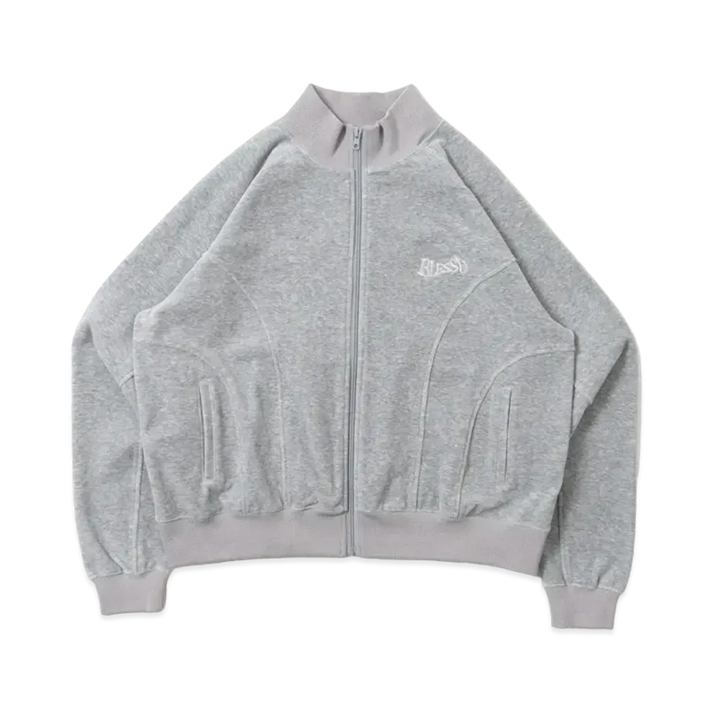 BLESS U Velours Track Jacket "Gray"