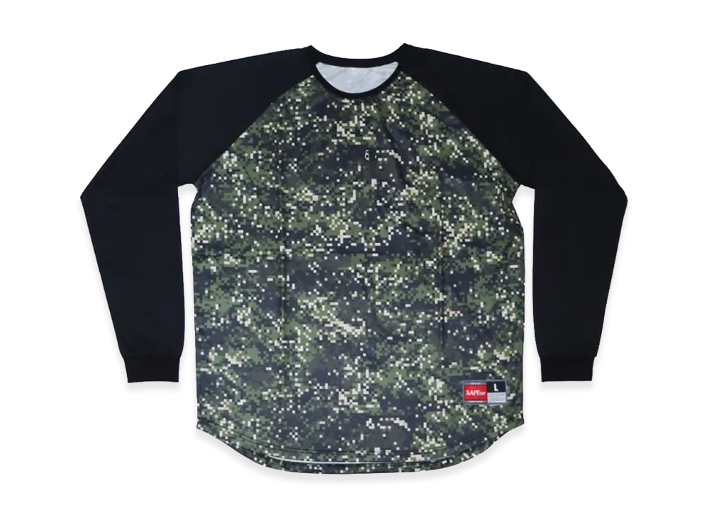 SAPEur Basic Raglan Sleeve L/S T-Shirt "Digi Camo"