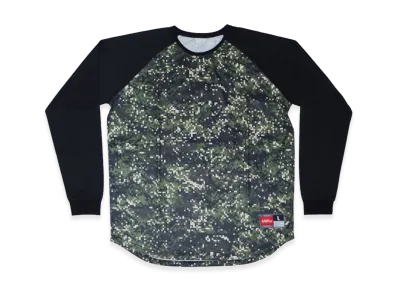 SAPEur Basic Raglan Sleeve L/S T-Shirt "Digi Camo"