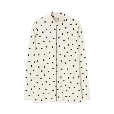 Paul Smith Women's Polka Cut And Sew "OffWhite"