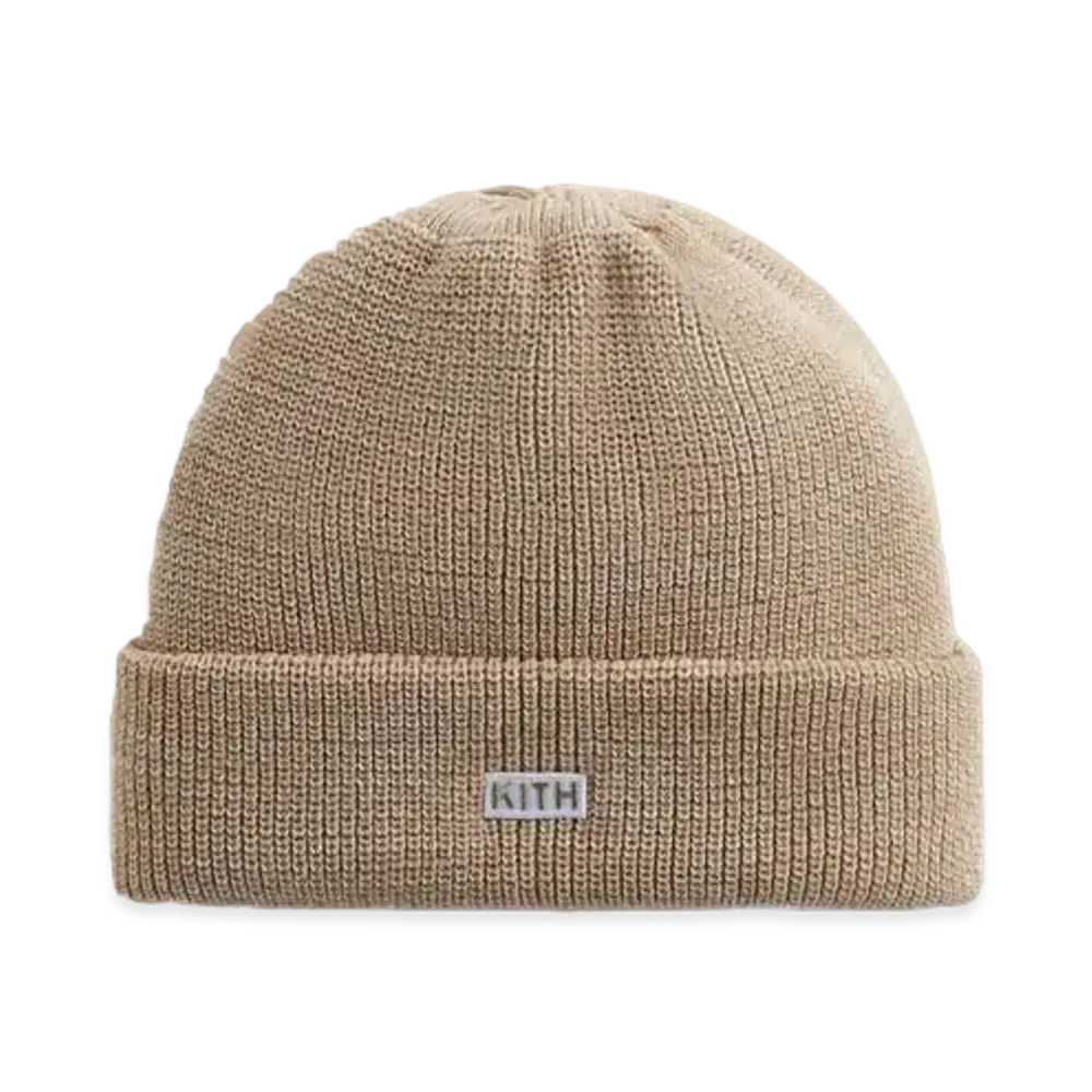 Kith Classic Beanie "Heather Oatmeal"