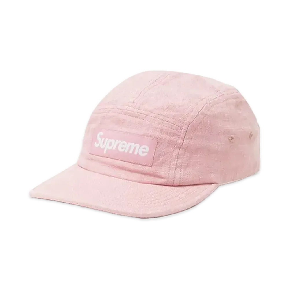 Supreme Linen Camp Cap "Pink"